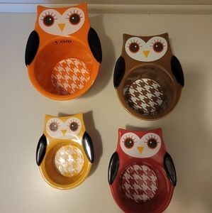 Sur la Table Owl Ceramic Nesting Measuring Cups